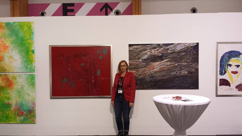 Sabine Haag auf der ART Innsbruck 2014