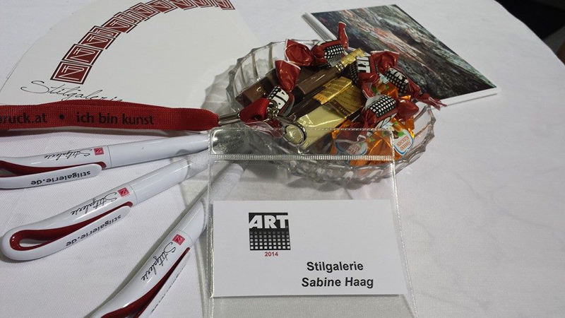 Sabine Haag, vertreten durch die Stilgalerie München auf der ART Innsbruck