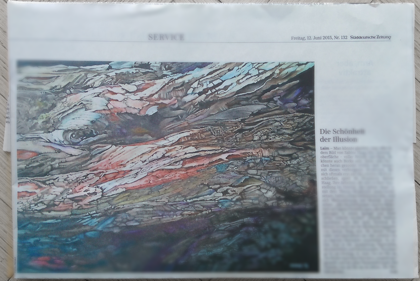 SZ Artikel zu Gemälde von Sabine Haag 12.06.2015