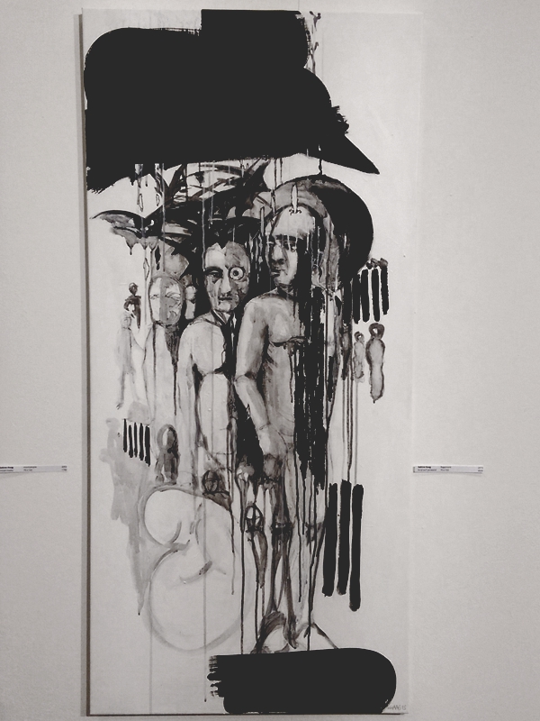 Reglement, Gemälde von Sabine Haag auf der ART Innsbruck 2015