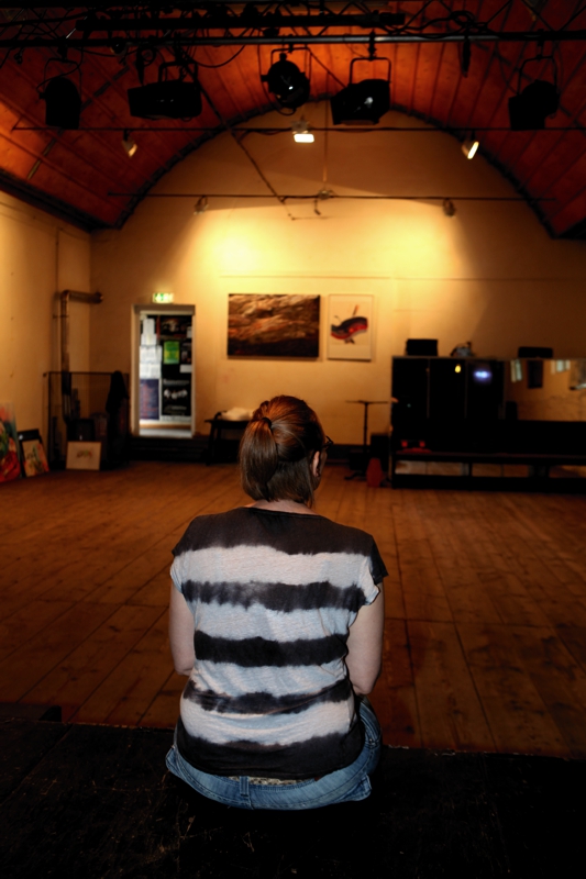 Vernissage im Interim von Sabine Haag, Stadtteilwoche Laim