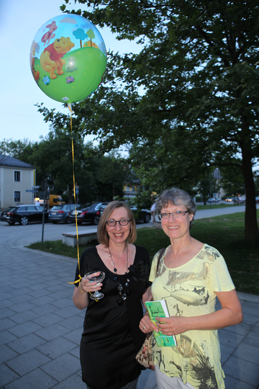 Vernissage im Interim von Sabine Haag, Stadtteilwoche Laim