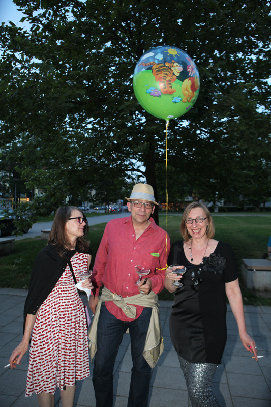 Vernissage im Interim von Sabine Haag, Stadtteilwoche Laim
