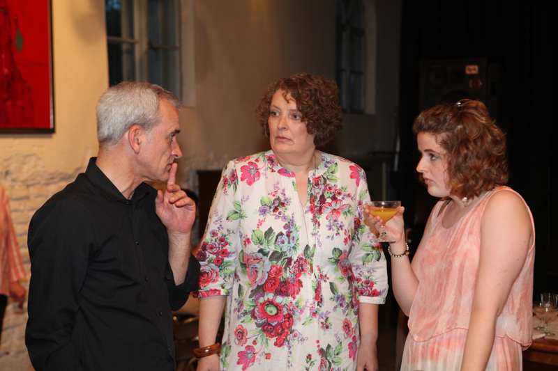 Vernissage im Interim von Sabine Haag, Stadtteilwoche Laim