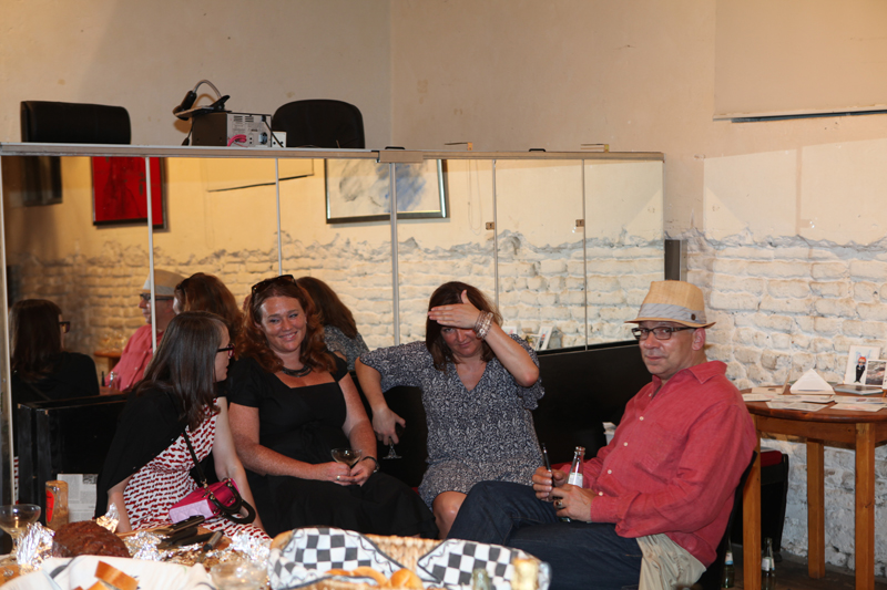 Vernissage im Interim von Sabine Haag, Stadtteilwoche Laim