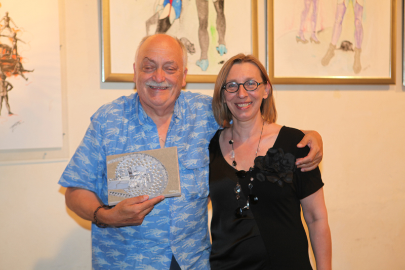 Vernissage im Interim von Sabine Haag, Stadtteilwoche Laim