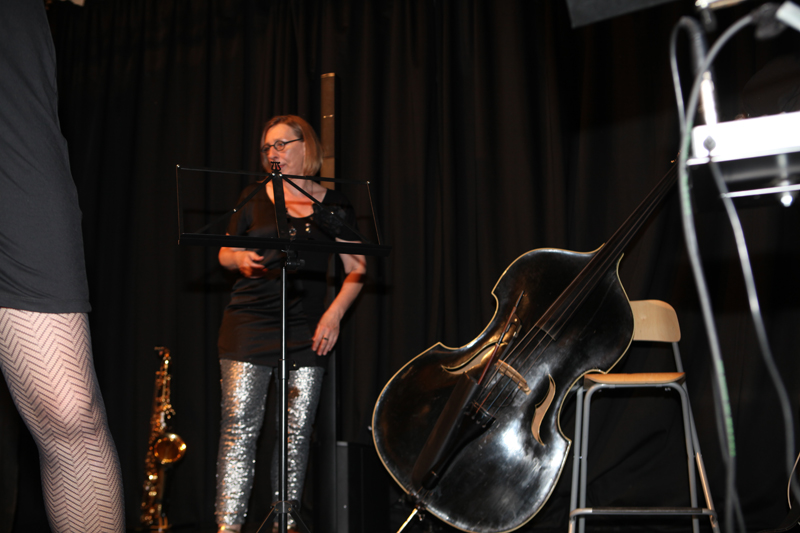 Vernissage im Interim von Sabine Haag, Stadtteilwoche Laim