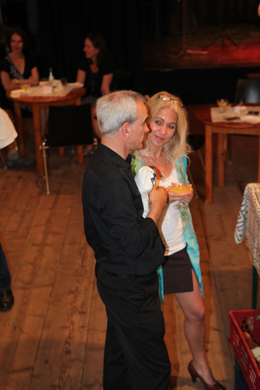 Vernissage im Interim von Sabine Haag, Stadtteilwoche Laim