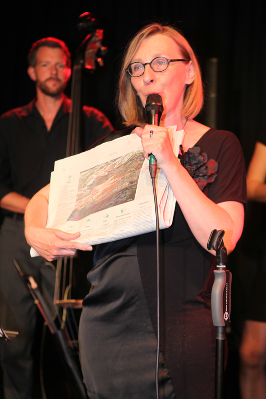 Vernissage im Interim von Sabine Haag, Stadtteilwoche Laim
